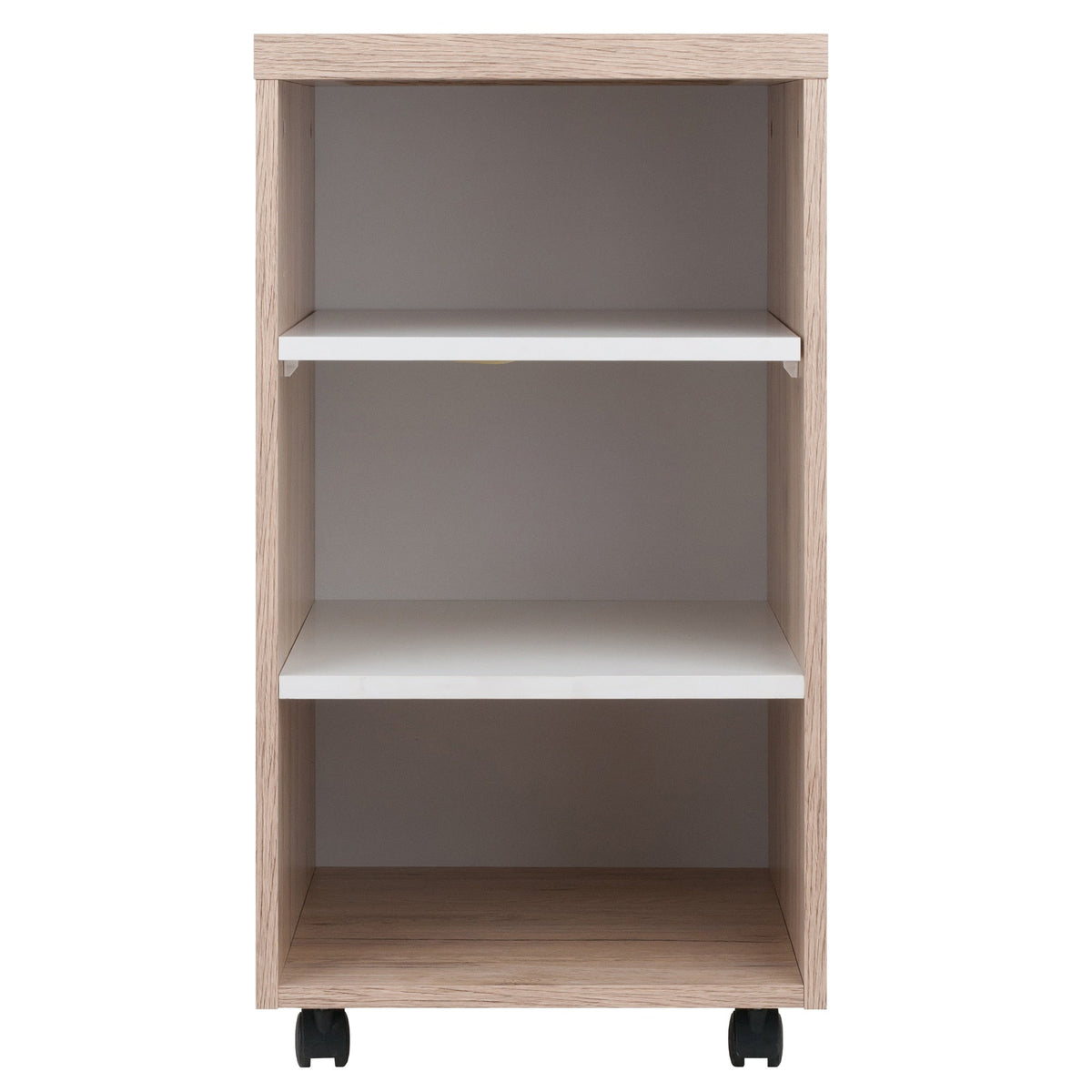 Winsome Wood Kenner Reclaimed Wood and White-Shelf Office Cabinet