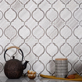 Apollo Tile Grey 12-in x 12-in Polished Natural Stone Marble Honeycomb Wood Look Floor and Wall Tile (5.35-sq. ft/ Carton)
