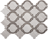 Apollo Tile Grey 12-in x 12-in Polished Natural Stone Marble Honeycomb Wood Look Floor and Wall Tile (5.35-sq. ft/ Carton)