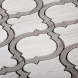 Apollo Tile Grey 12-in x 12-in Polished Natural Stone Marble Honeycomb Wood Look Floor and Wall Tile (5.35-sq. ft/ Carton)