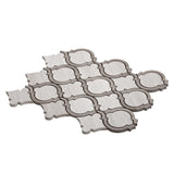 Apollo Tile (Sample) Grey 4-in x 4-in Polished Marble Honeycomb Wood Look Floor and Wall Tile