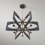 Kichler Alscar 6-Light Polished Nickel Transitional Chandelier