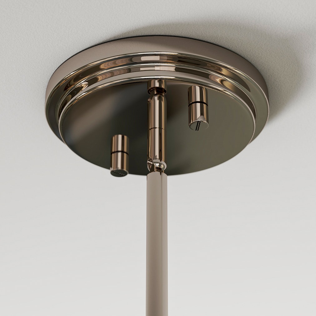 Kichler Alscar 6-Light Polished Nickel Transitional Chandelier