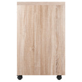 Winsome Wood Kenner Reclaimed Wood and White 1-Shelf Office Cabinet