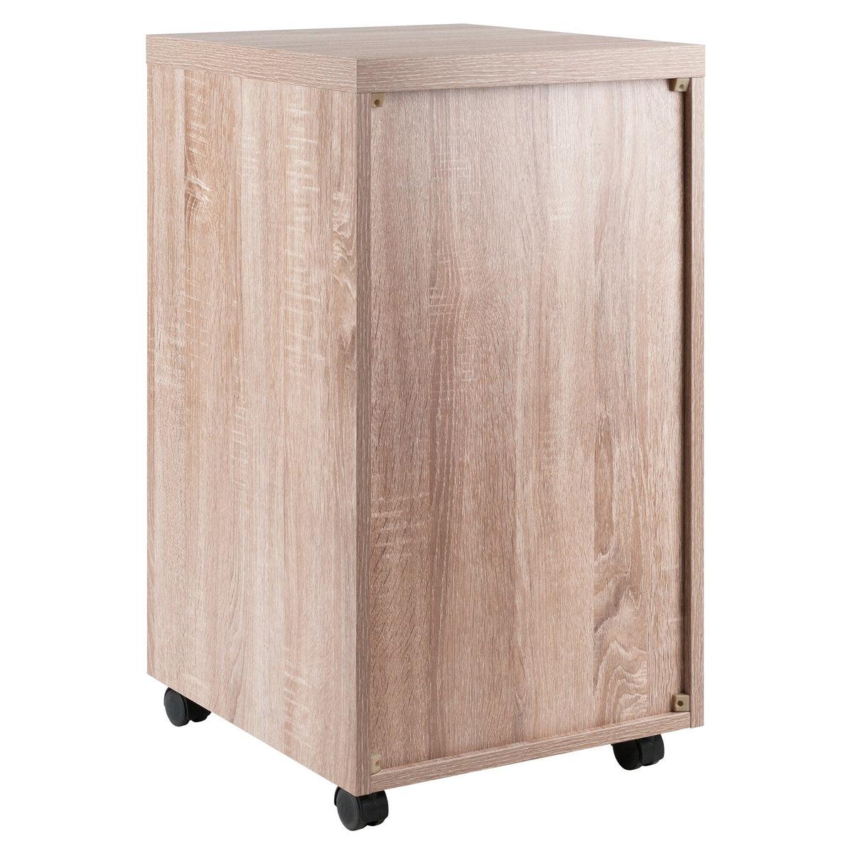 Winsome Wood Kenner Reclaimed Wood and White 1-Shelf Office Cabinet