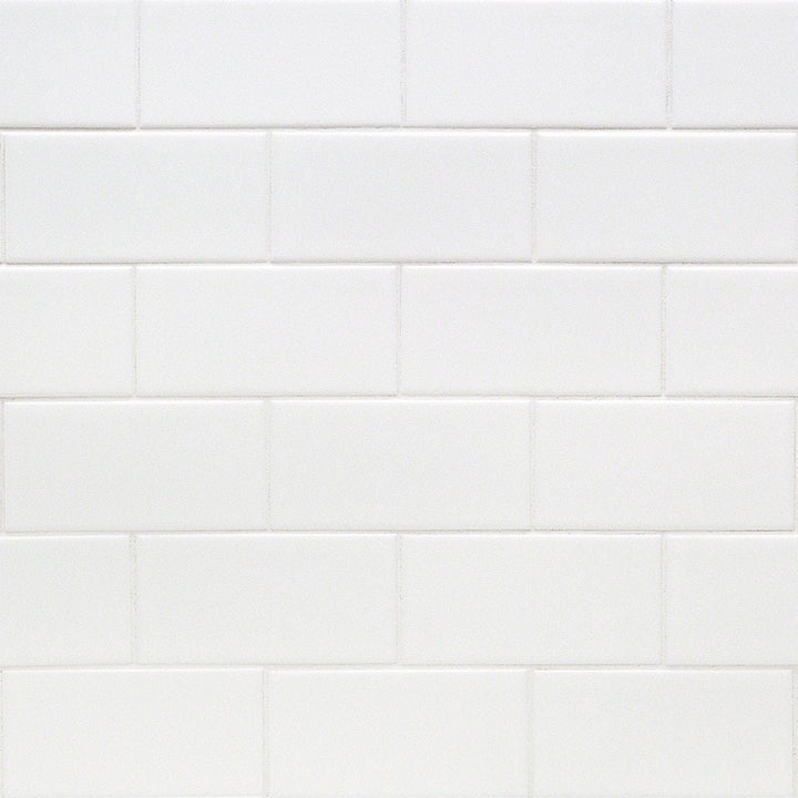 Artmore Tile Primary White White 3-in x 6-in Matte Ceramic Subway Wall Tile product image