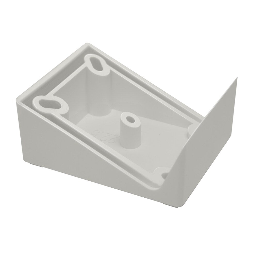 Deckorators 4.5-in x 2-in Contemporary grab and go Gray Composite Angle Adapter (2-Pack)