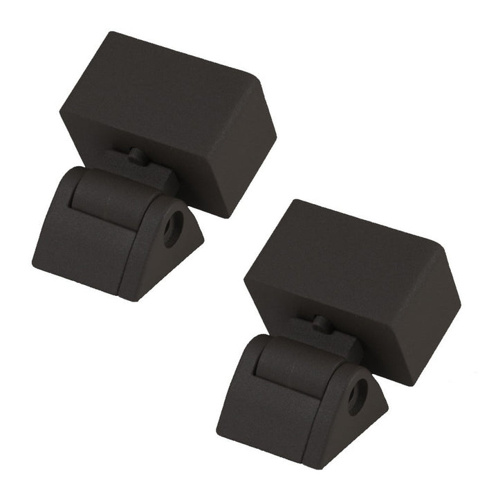 Deckorators 3-in x 2-in Contemporary Textured Black Aluminum Stair Connector (2-Pack)