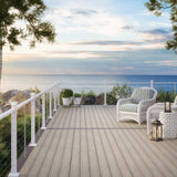 Deckorators Contemporary cable 8-ft x 42-in Textured White Aluminum Deck Cable Rail Kit
