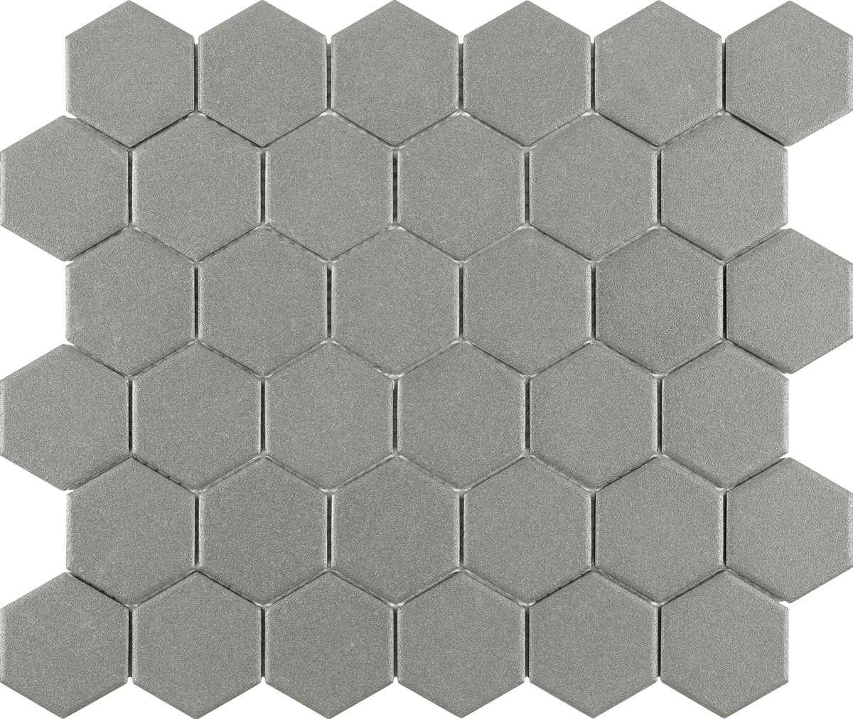 Satori Hudson Shadow 11-in x 12-in Unglazed Porcelain Hexagon Mosaic Floor and Wall Tile (0.93-sq. ft/ Piece)