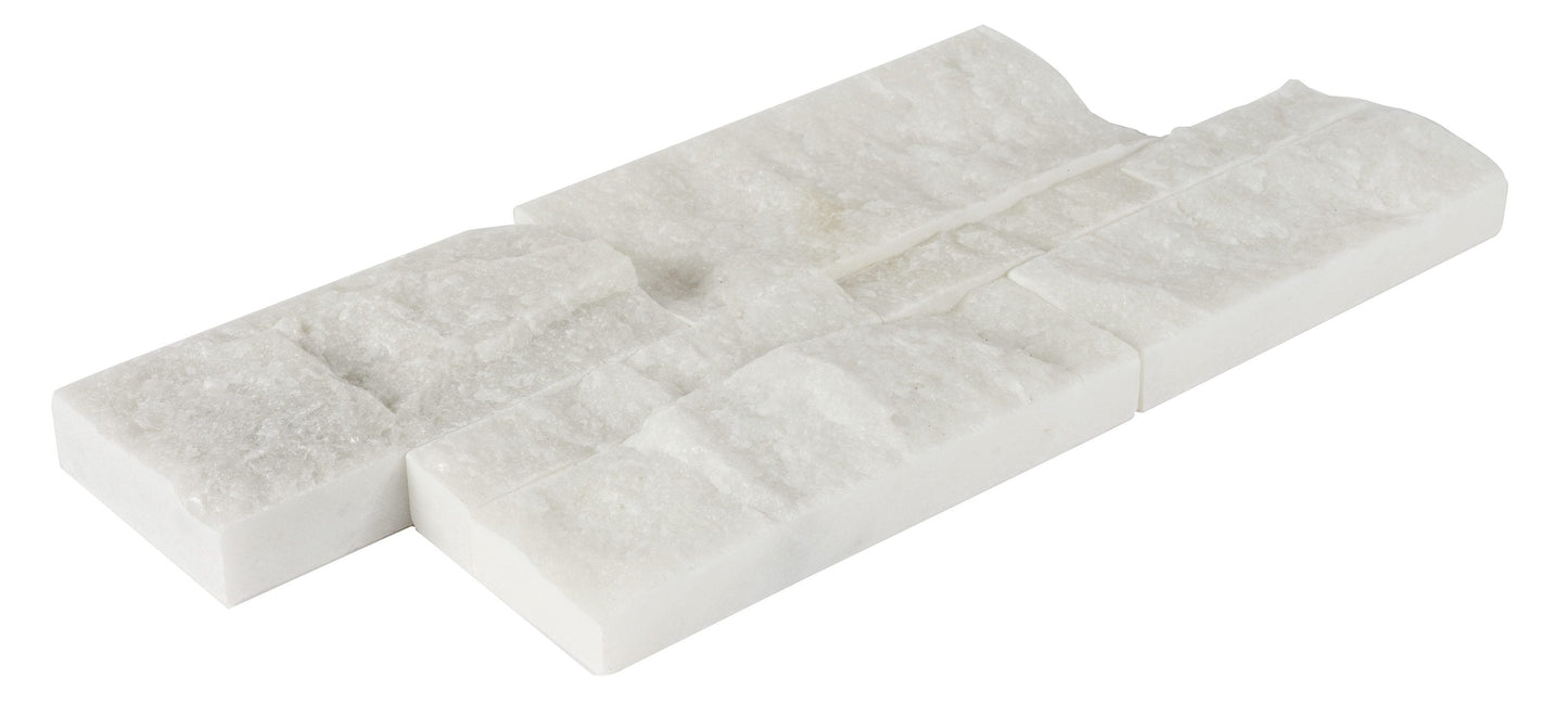 Satori Northern Arctic Ledgestone 6-in x 12-in Natural Stone Marble Look Wall Tile (0.48-sq. ft/ Piece)