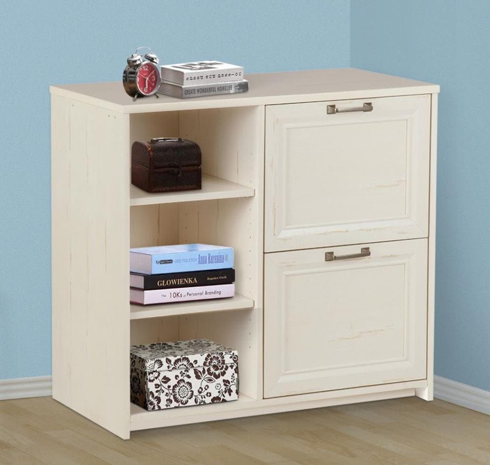 Saint Birch Salisbury Antique White 2-Drawer 31.5-in File Cabinet