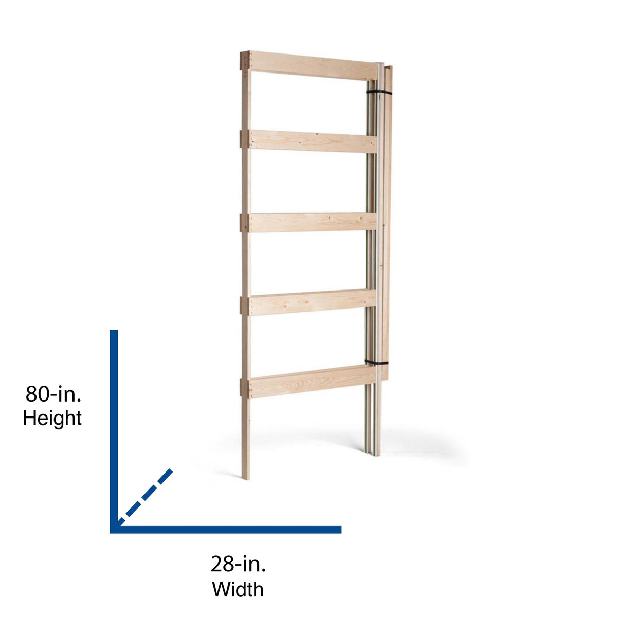 JELD-WEN Pocket Door Frame with Frame and Hardware, 28 in x 80 in