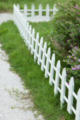 Gardenised 2-ft H x 2-ft W White Vinyl Picket Fence Gate (Unassembled)
