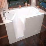 HD Series 30 in. x 54 in. Left Drain Quick Fill Walk-In Soaking Bathtub in White - Super Arbor