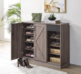 ACME FURNITURE Toski 45-in W x 40-in H Wood Composite Rustic Gray Oak Freestanding Utility Storage Cabinet