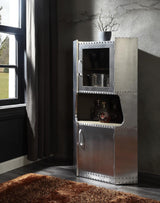 ACME FURNITURE Brancaster 30-in W x 57-in H Steel Aluminum Freestanding Utility Storage Cabinet