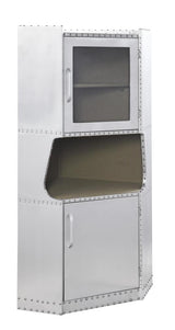 ACME FURNITURE Brancaster 30-in W x 57-in H Steel Aluminum Freestanding Utility Storage Cabinet