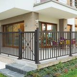 Freedom VersaRail Classic 8-ft x 42-in Matte Bronze Aluminum Deck Rail Kit
