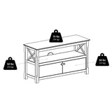 Winsome Wood Xola Transitional Cappuccino Tv Cabinet