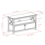 Winsome Wood Xola Transitional Cappuccino Tv Cabinet