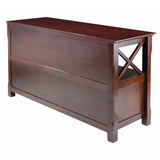 Winsome Wood Xola Transitional Cappuccino Tv Cabinet