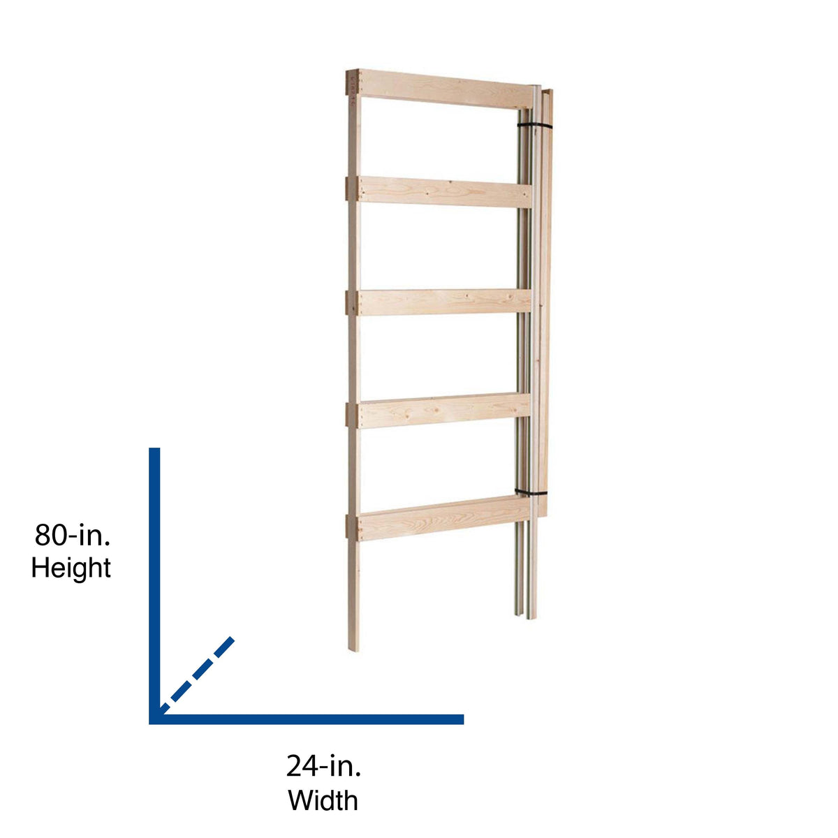Masonite 24-in x 80-in Pocket Door Frame with Track and Hardware