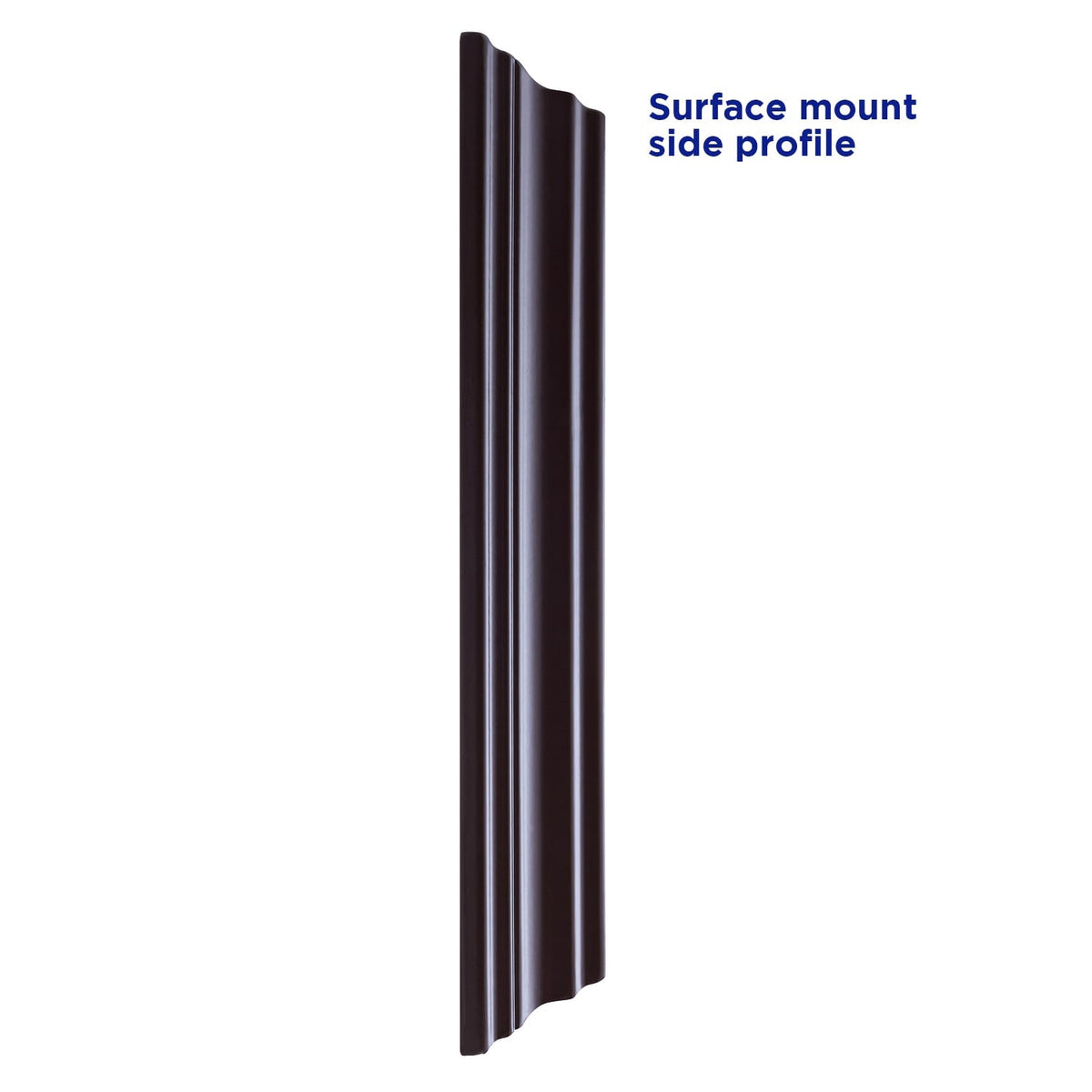 allen + roth 22.5-in x 27.5-in Fog Free Surface Mount Espresso Mirrored Soft Close Medicine Cabinet