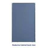 allen + roth 15-in x 26-in Fog Free Surface/Recessed Mount Silver Mirrored Soft Close Medicine Cabinet