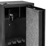 9-Gun Safe Electronic Lock Combination Security Box, Textured Black - Super Arbor