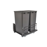 Rev-A-Shelf 50-Quart Plastic Soft Close Pull Out Trash Can