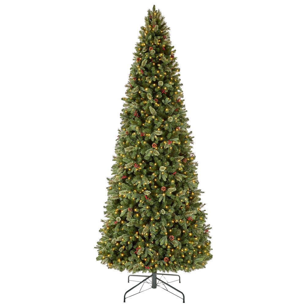 9 ft Westwood Fir LED Pre-Lit Artificial Christmas Tree with 800 Warm White Micro Fairy Lights - Super Arbor