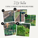 GARDEN CRAFT Powder-coated Steel U-post For Garden Fence