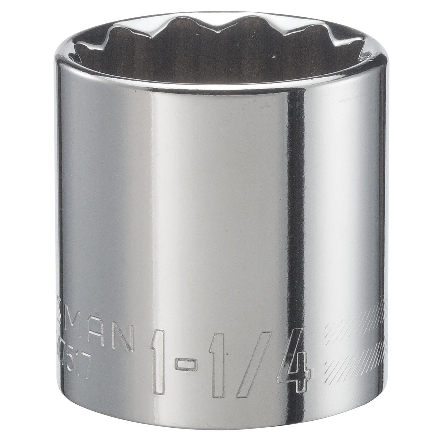 Craftsman SAE 12 Point Standard Socket, 1-1/4 in. X 1/2 in. Drive