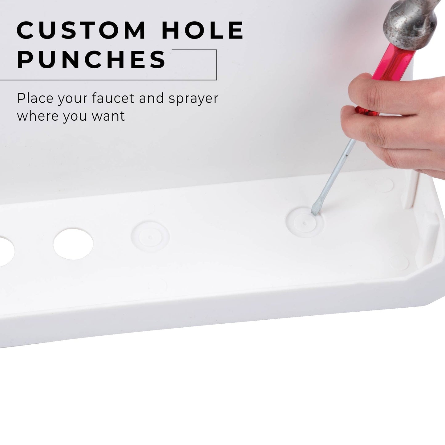 Cambridge Resources White 1-Basin Freestanding Utility Tub with Drain and Faucet