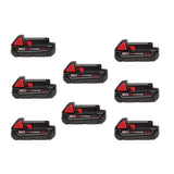 M18 18-Volt Lithium-Ion Compact Battery Pack 1.5Ah (4-Pack) - Super Arbor