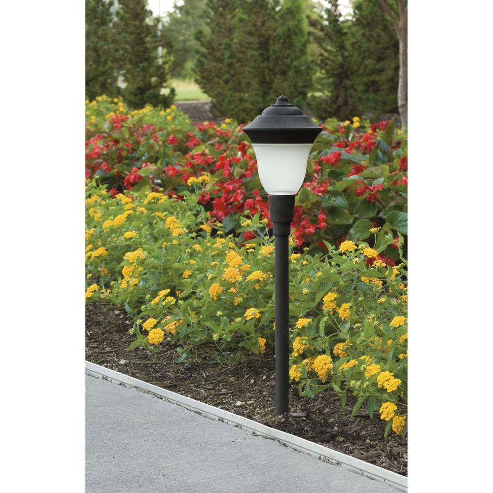 Progress Lighting 1.5-Watt Black Low Voltage Plug-in LED Path Light, 90 Lumens, 17.5-in