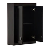 Water Creation Madison 24-in x 34-in x 8-in Espresso Soft Close Bathroom Wall Cabinet