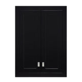 Water Creation Madison 24-in x 34-in x 8-in Espresso Soft Close Bathroom Wall Cabinet