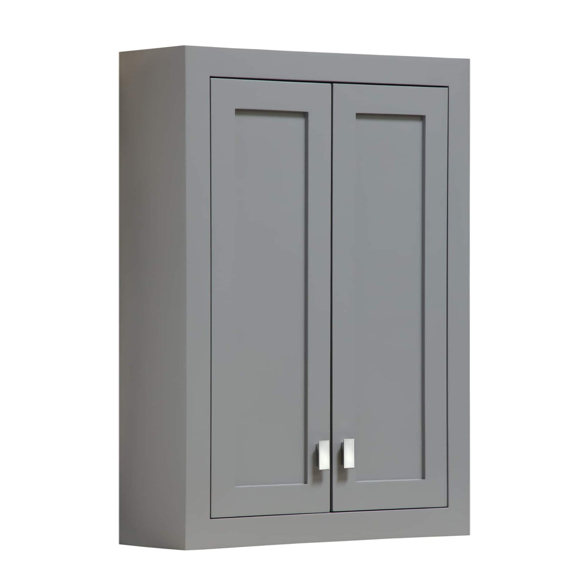 Water Creation Madison 24-in x 34-in x 8-in Grey Soft Close Bathroom Wall Cabinet