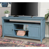 International Concepts Traditional Ocean Blue Tv Cabinet (Accommodates TVs up to 60-in)