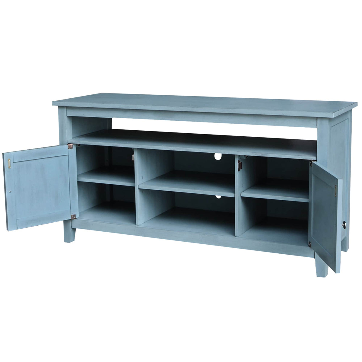 International Concepts Traditional Ocean Blue Tv Cabinet (Accommodates TVs up to 60-in)
