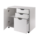 Winsome Wood Halifax White 2-Drawer 30.71-in File Cabinet