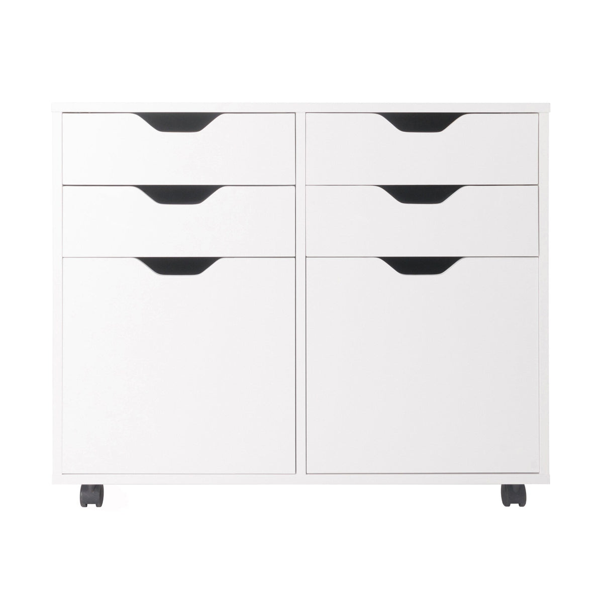 Winsome Wood Halifax White 4-Drawer 32.13-in File Cabinet