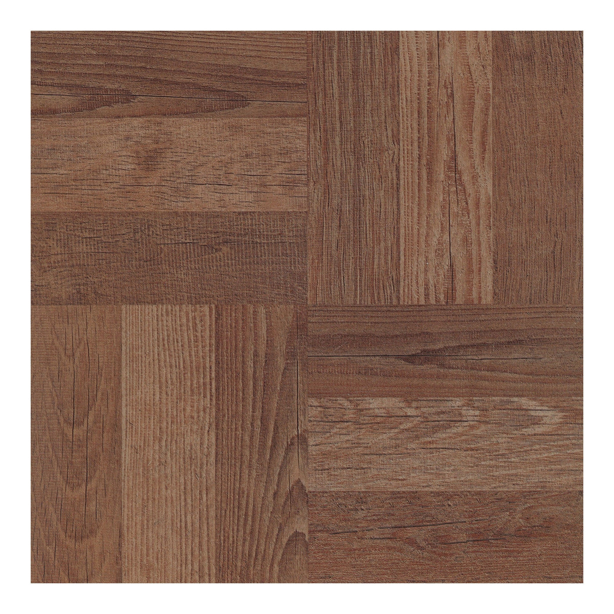FloorPops Brown 12-in x 12-in Water-Resistant Peel-and-Stick Vinyl Tile Flooring, 20-sq ft Carton
