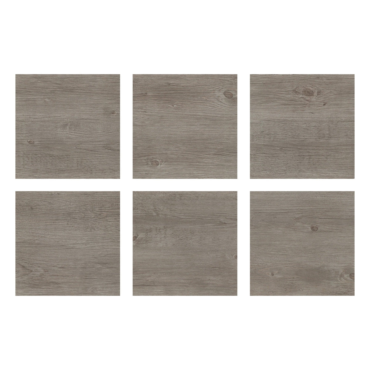 FloorPops Brown 12-in x 12-in Water-Resistant Peel-and-Stick Vinyl Tile Flooring, 20-sq ft Carton