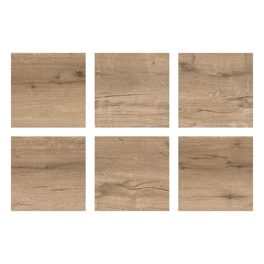 FloorPops Brown 12-in x 12-in Water Resistant Peel-and-Stick Luxury Vinyl Tile Flooring, 20-sq ft Carton