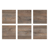 FloorPops Knotting Hill Brown 12-in x 12-in Water-Resistant Peel-and-Stick Vinyl Tile Flooring, 20-sq ft Carton