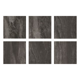 FloorPops Black 12-in x 12-in Water Resistant Peel and Stick Vinyl Tile Flooring (20-sq ft)