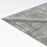 FloorPops Grey 12-in x 12-in Water-Resistant Peel-and-Stick Vinyl Tile Flooring, 20-sq ft Carton